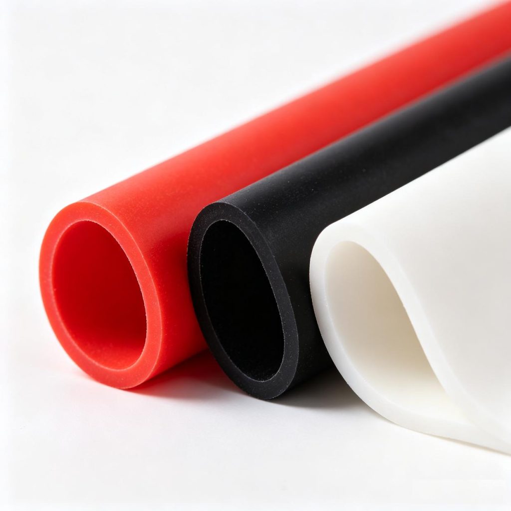Solid Silicone Rubber Sheet RedBlackWhite 1
