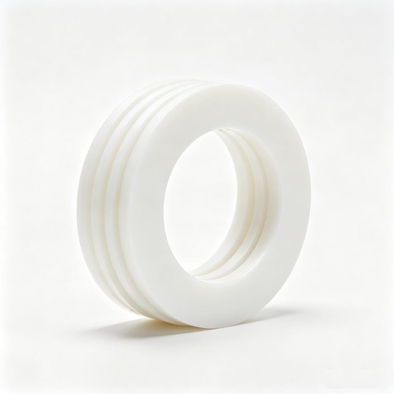 Custom Die Cut PTFE Washer & Gasket (1) Custom Die Cut PTFE Washer & Gasket