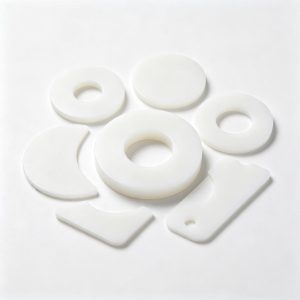 Custom Die Cut PTFE Washer & Gasket (2) Custom Die Cut PTFE Washer & Gasket