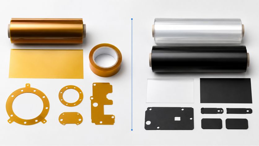 2.polyimide vs polyester insulation film