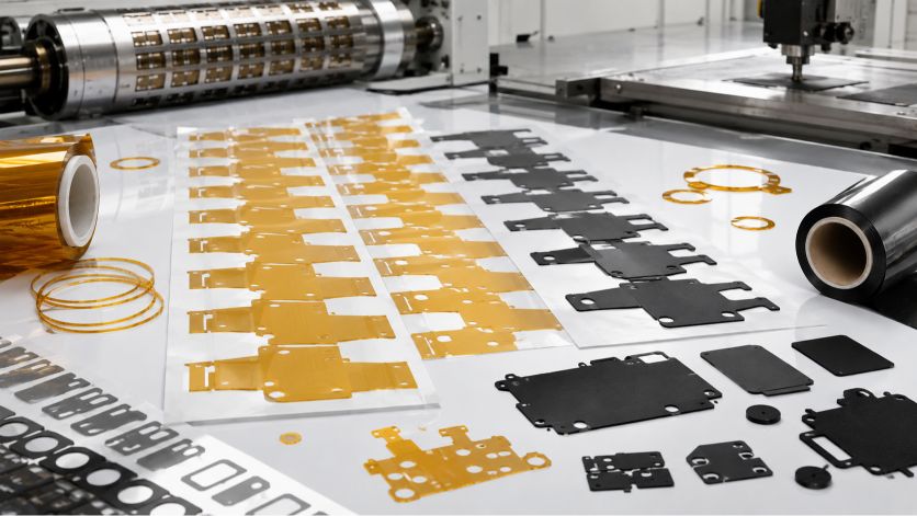 6.custom die cut pi pet insulation parts