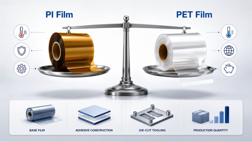 7.pi vs pet film cost comparison