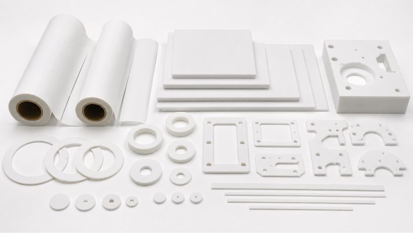 Custom converted and die cut PTFE parts 2