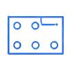 CNC Cutting 7 Holes Slots