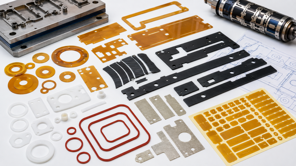 custom die cut electrical insulation parts materials processes