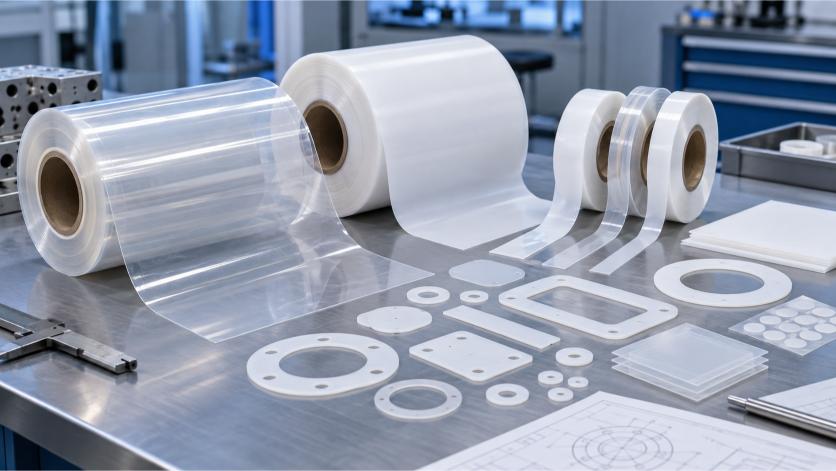 FEP vs PTFE Film: Key Differences in Processing and Performance 6 7.custom fep ptfe film converting solutions